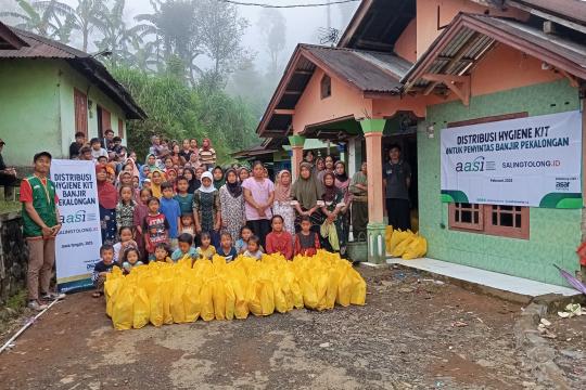 Asar Humanity dan AASI Berkolaborasi Bantu Korban Bencana Alam di Pekalongan