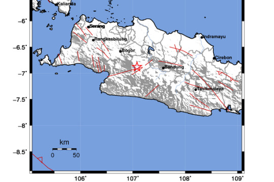 Cianjur Diguncang Gempa Beruntun Akibat Pergerakan Sesar Cugenang