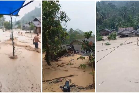 Ratusan Rumah Terendam Akibat Banjir di Kabupaten Lampung Barat!