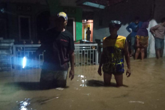 Kabupaten Kuningan Dikepung Banjir Akibat Hujan Lebat Seharian