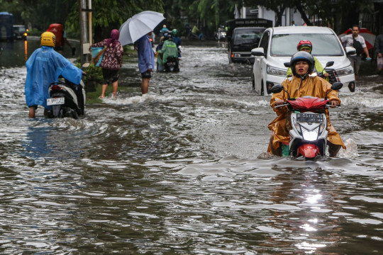 Hujan Disertai Angin Merusak Rumah dan Puluhan Pohon Tumbang di Yogyakarta
