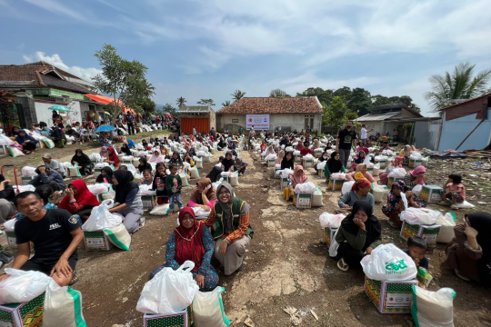 Awal Ramadhan Ribuan Bantuan Untuk Korban Gempa Cianjur Disalurkan