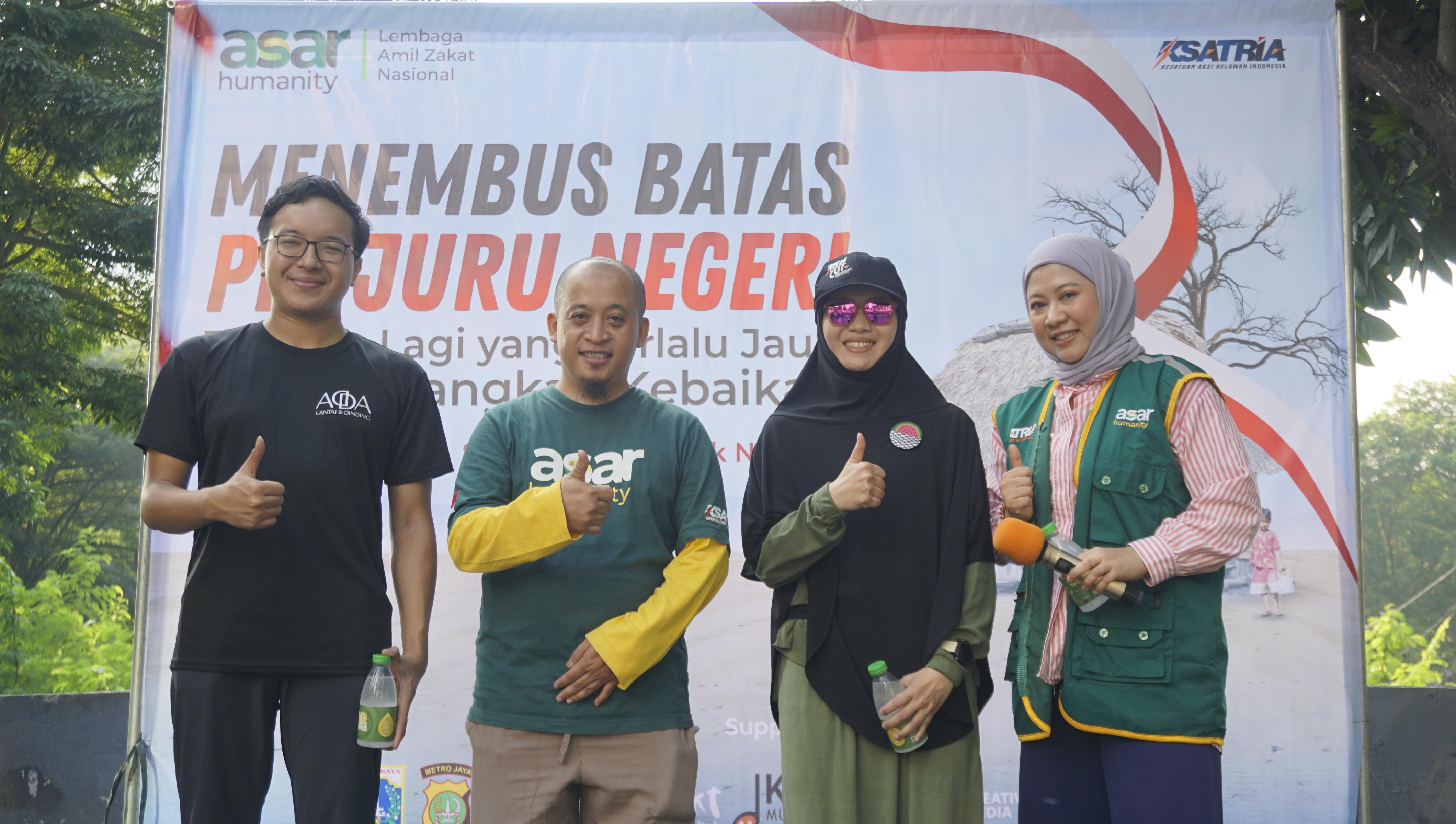 ASAR Humanity Gaungkan Program Menembus Batas Penjuru Negeri di Car Free Day Jakarta