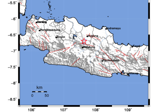 Ciater-Subang Diguncang Gempa Dangkal Selama Dua Hari Beruntun