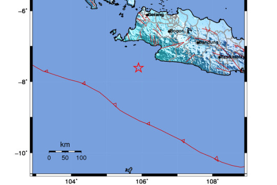 Gempa M 5,7 Guncang Pesisir Bayah Banten, Terasa Hingga Cilacap