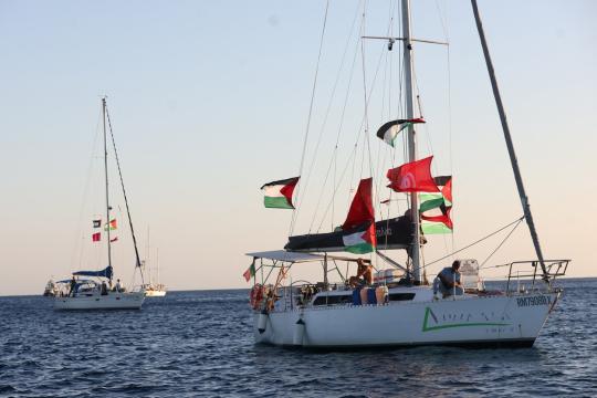 Anggota Global Sumud Flotilla Ditahan Saat Memasuki Perairan Gaza