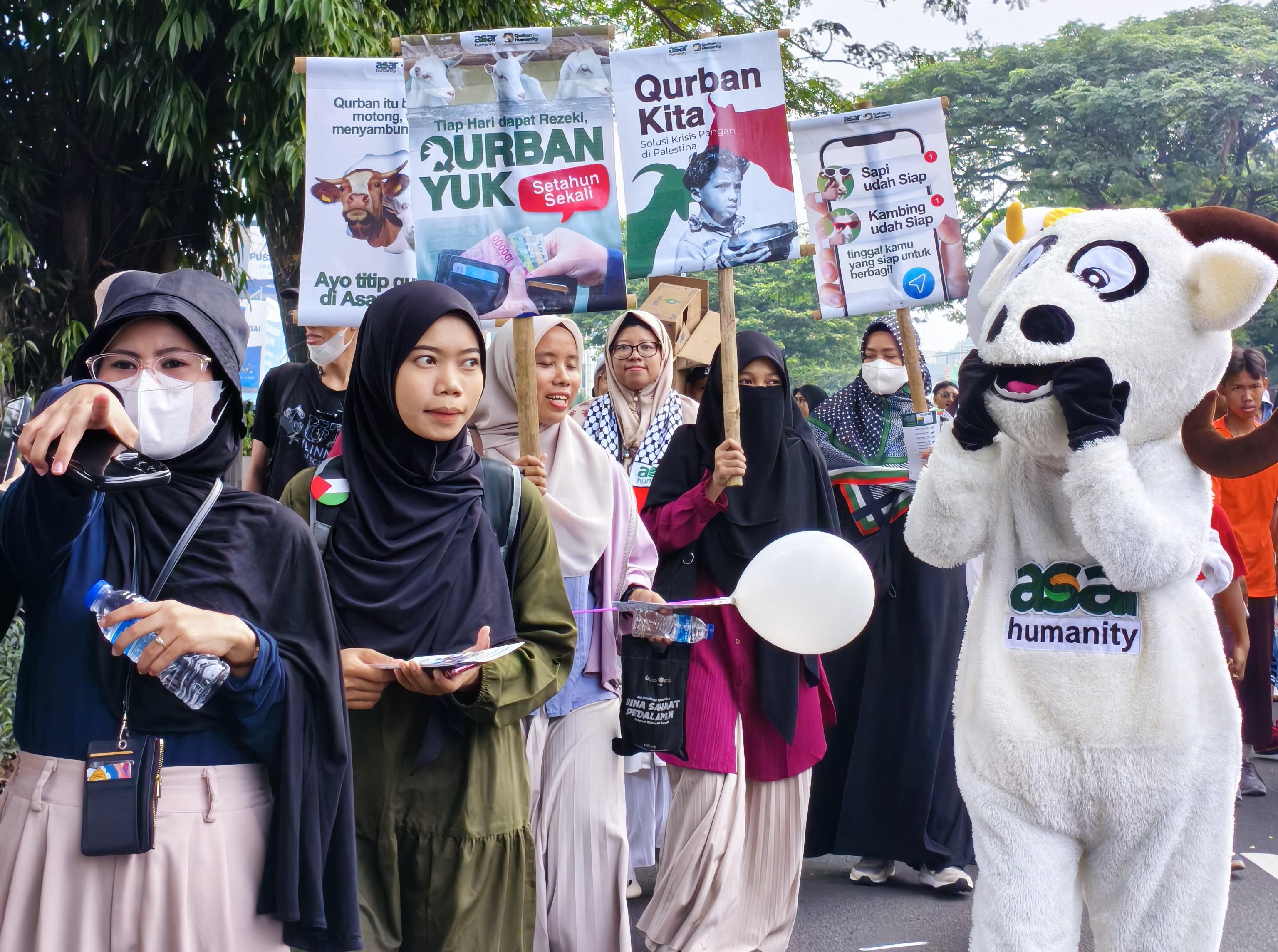 ASAR Humanity Ramaikan CFD Margonda, Ajak Masyarakat Siapkan Qurban Menjelang Iduladha