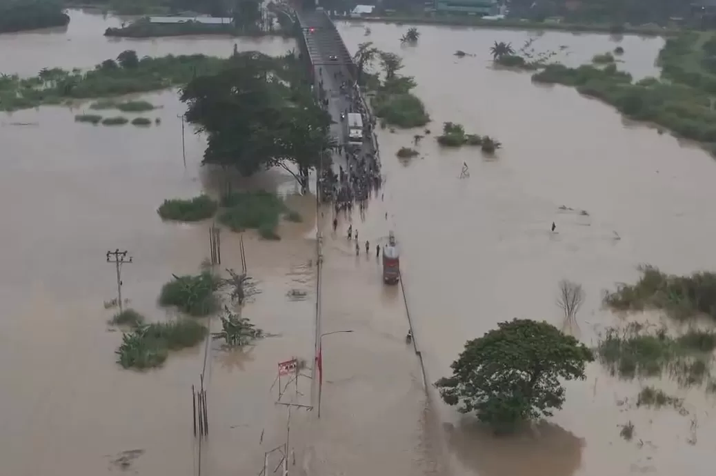 Hujan Lebat Berjam-Jam, Puluhan Desa di Grobogan-Jateng Tergenang Banjir