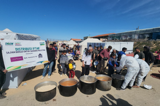 Asar Humanity Kirim Paket Iftar dan Pangan di Bulan Ramadan ke Saudara Palestina