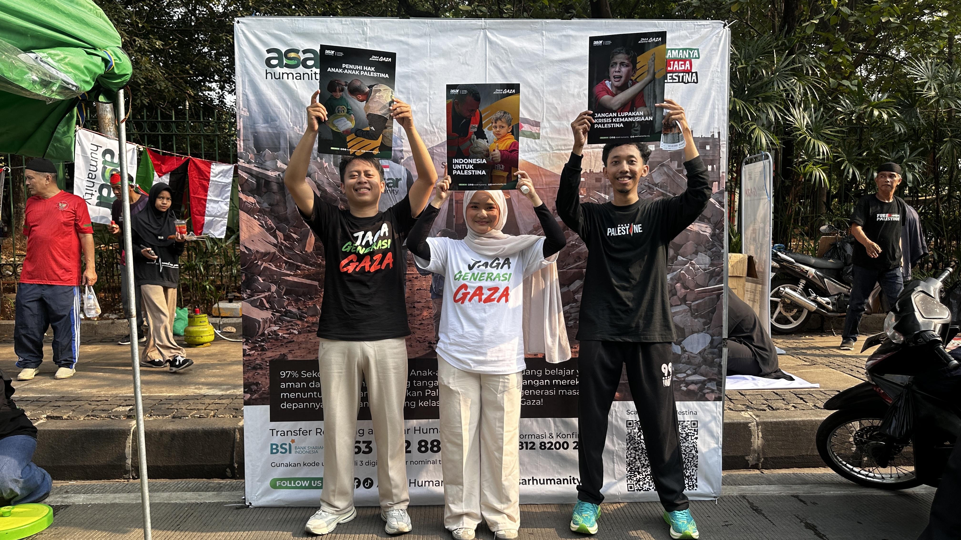 ASAR Humanity Gaungkan Jaga Generasi Gaza dalam Konser Solidaritas Aksi Bela Palestina di Jakarta