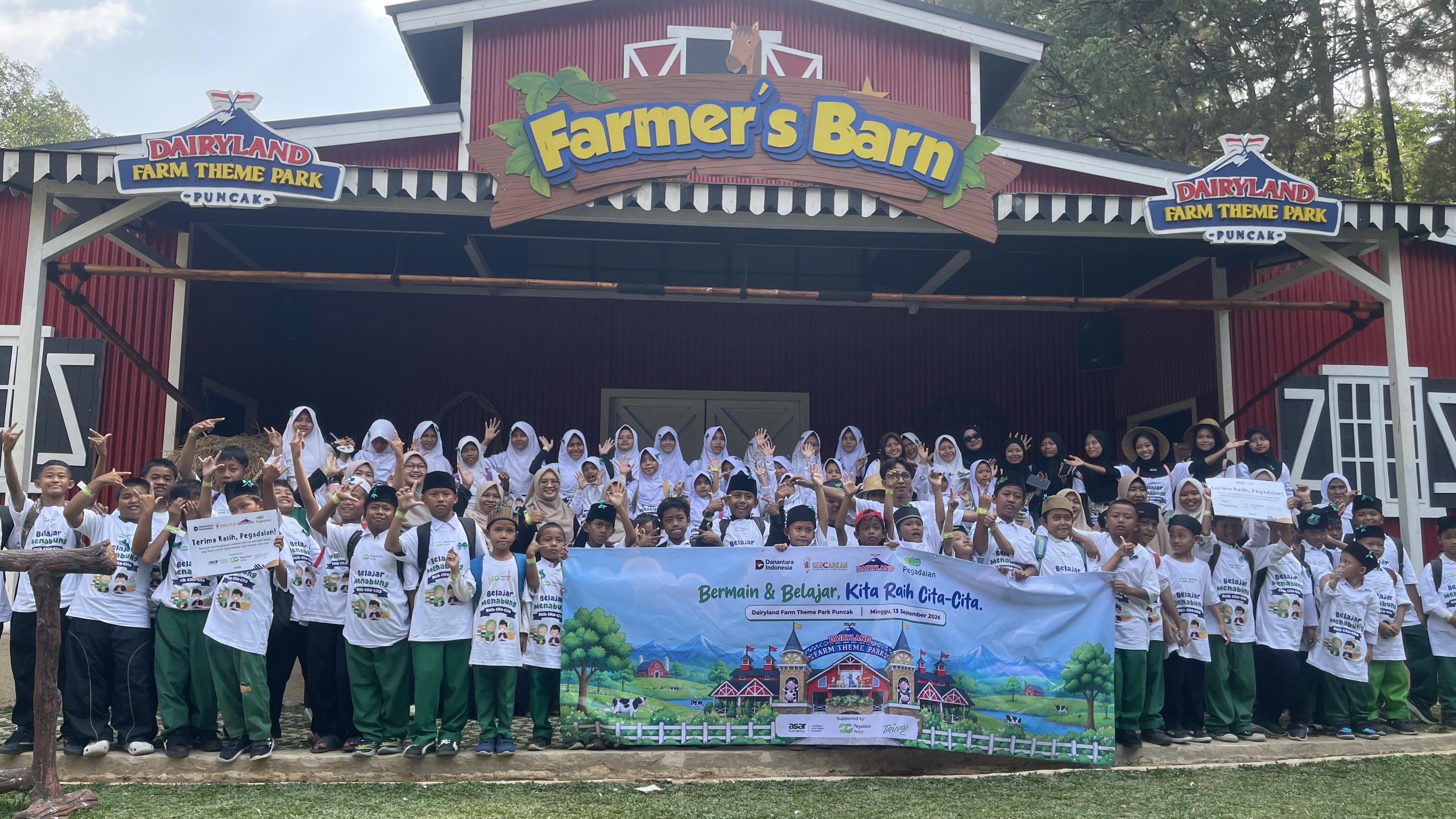 Belajar, Menabung, Raih Cita-Cita: ASAR Humanity, Pegadaian, dan Cimory Dairyland Ajak 500 Anak Yatim-Dhuafa Kenal Literasi Keuangan