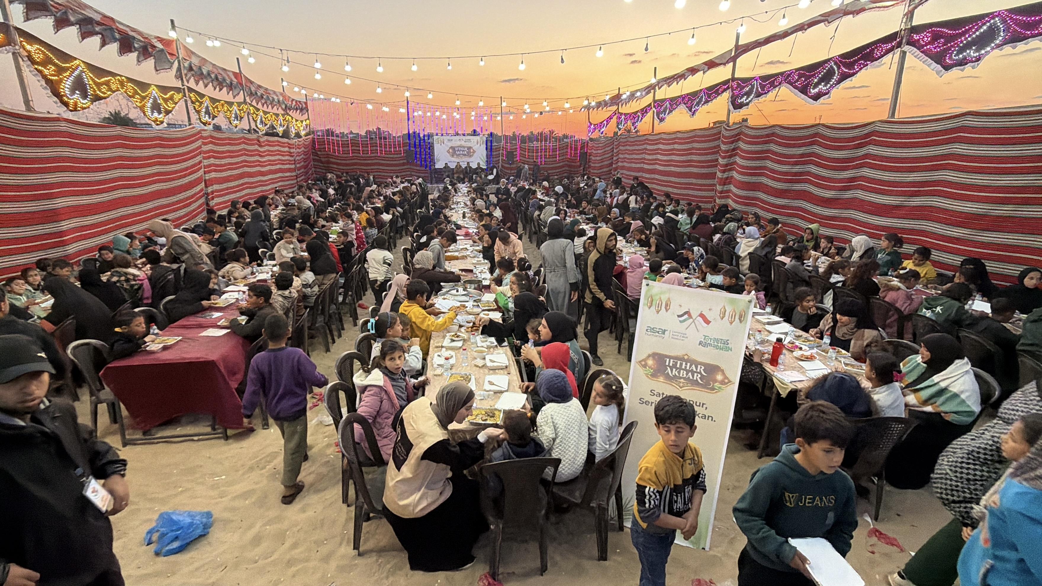 ASAR Humanity Gelar Ifthar Akbar Serentak di Gaza, Aceh Tamiang, dan Yogyakarta untuk Ribuan Penerima Manfaat