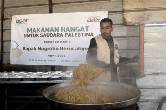 ASAR Humanity Salurkan 500 Makanan Siap Santap untuk Warga Gaza Selatan, Perkuat Komitmen Kemanusiaan di Palestina