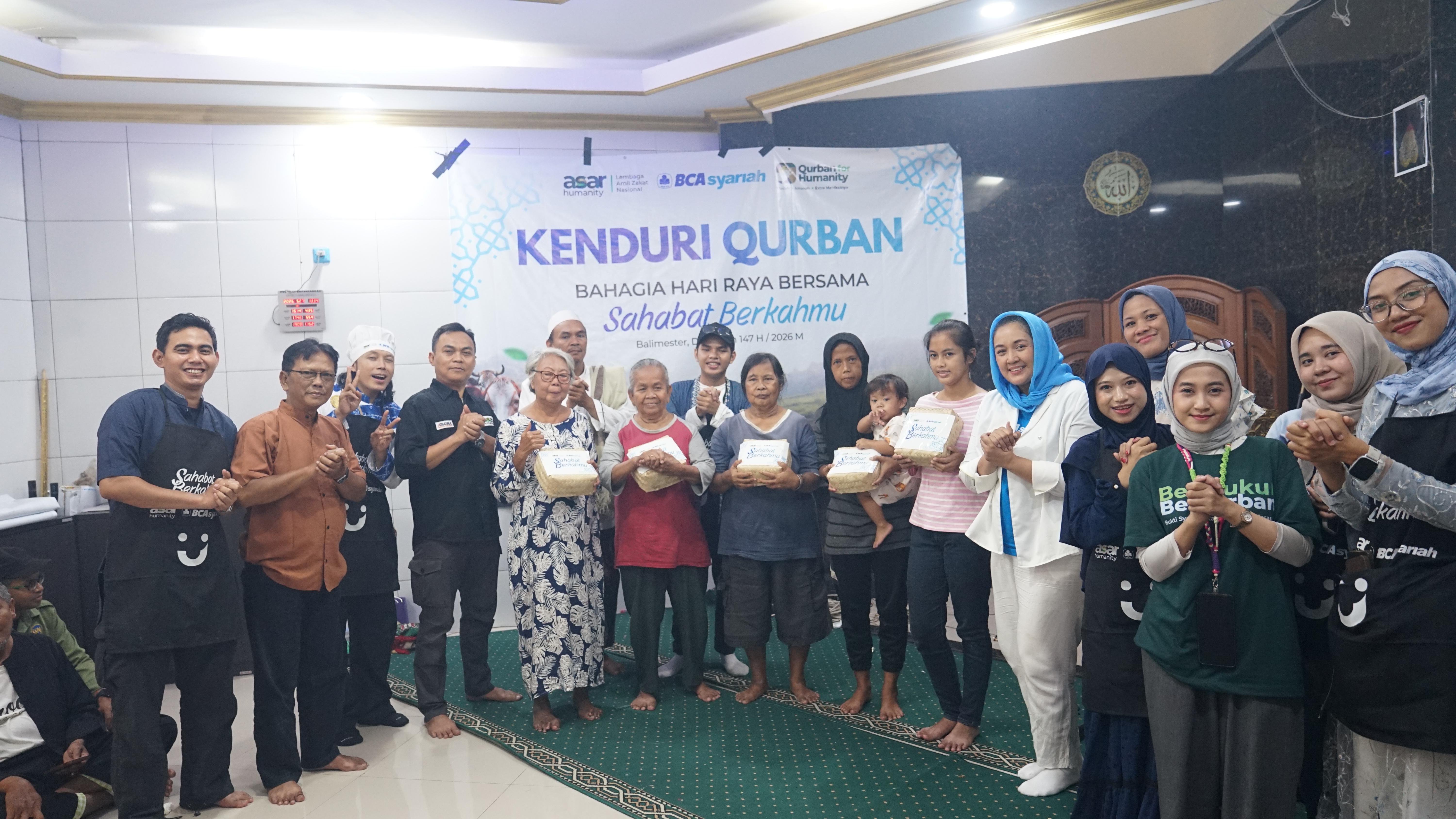 Hangatkan Idul Adha dengan Kebersamaan, BCA Syariah dan ASAR Humanity Gelar “Kenduri Qurban” di Balimester