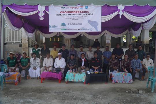 Toyota dan ASAR Humanity Mulai Renovasi Meunasah Lhok Nga, Dukung Pemulihan Pascabencana di Pidie Jaya