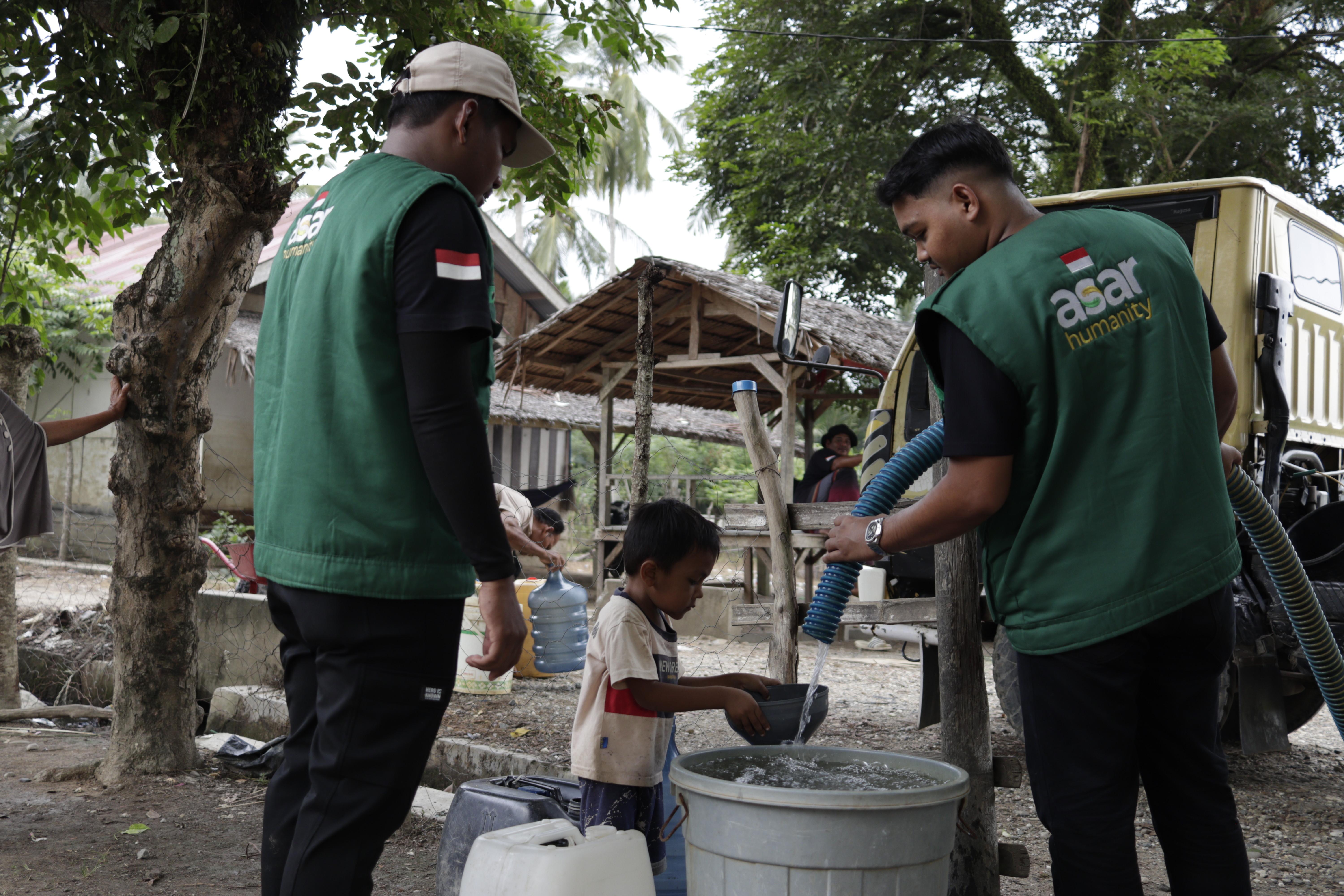 Pascabanjir, Warga Aceh Utara Masih Kesulitan Air Bersih, ASAR Humanity Salurkan Bantuan untuk 340 Penerima Manfaat
