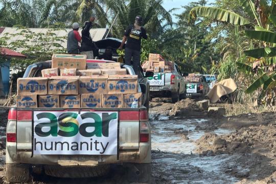 ASAR Humanity Kerahkan Konvoi 10 Double Cabin Bawa 10 Ton Logistik untuk Warga Terdampak Banjir di Aceh Timur