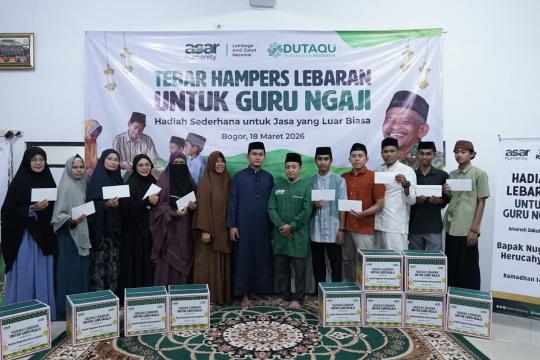 Lebih dari 1.000 Hampers Lebaran untuk Guru Ngaji, ASAR Humanity Hadirkan Kepedulian untuk Para Pengajar Al-Qur’an
