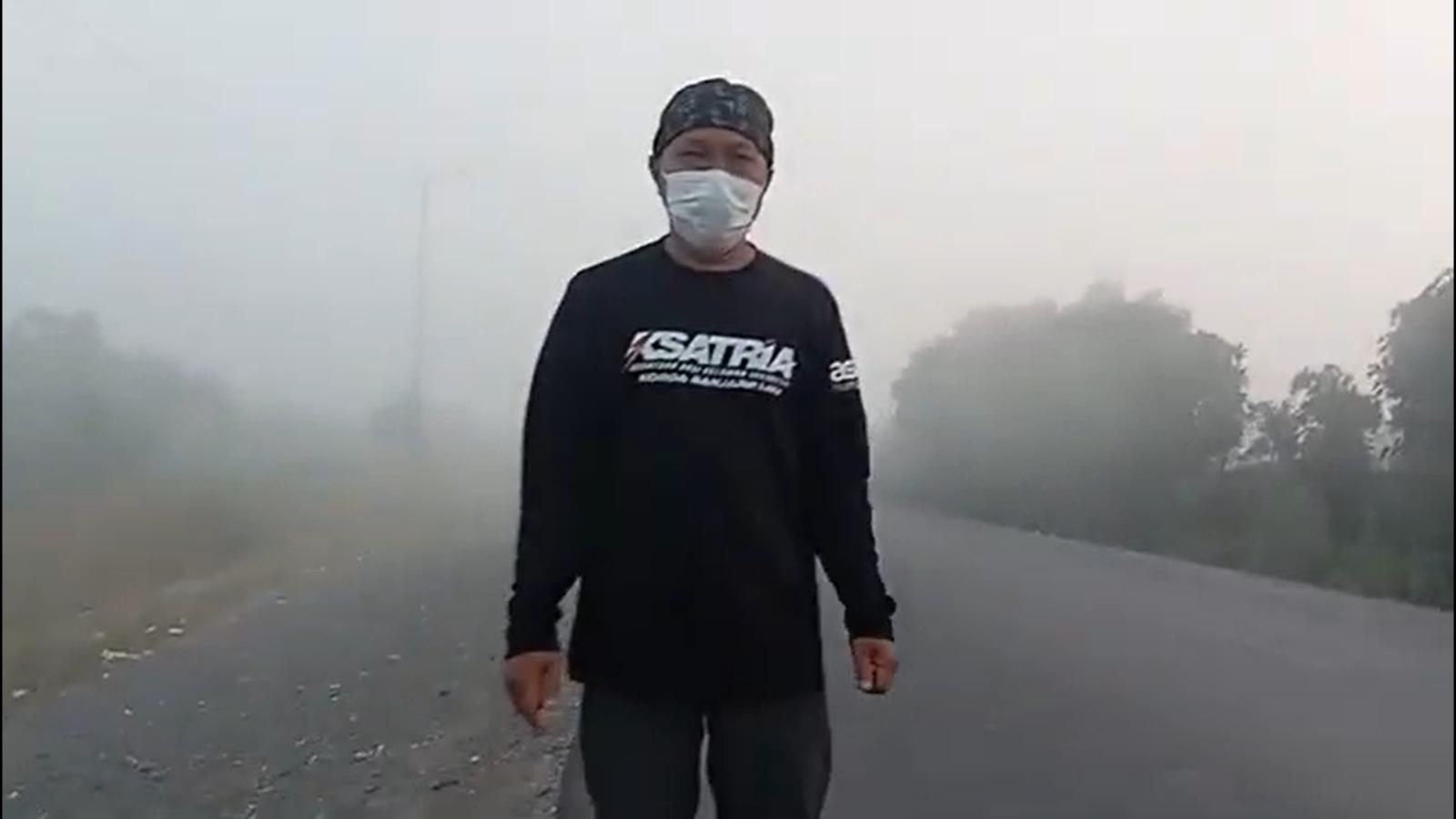 Kalimantan Diselimuti Kabut Asap Pekat, Kebakaran Hutan dan Lahan Kian Mengancam Pemukiman