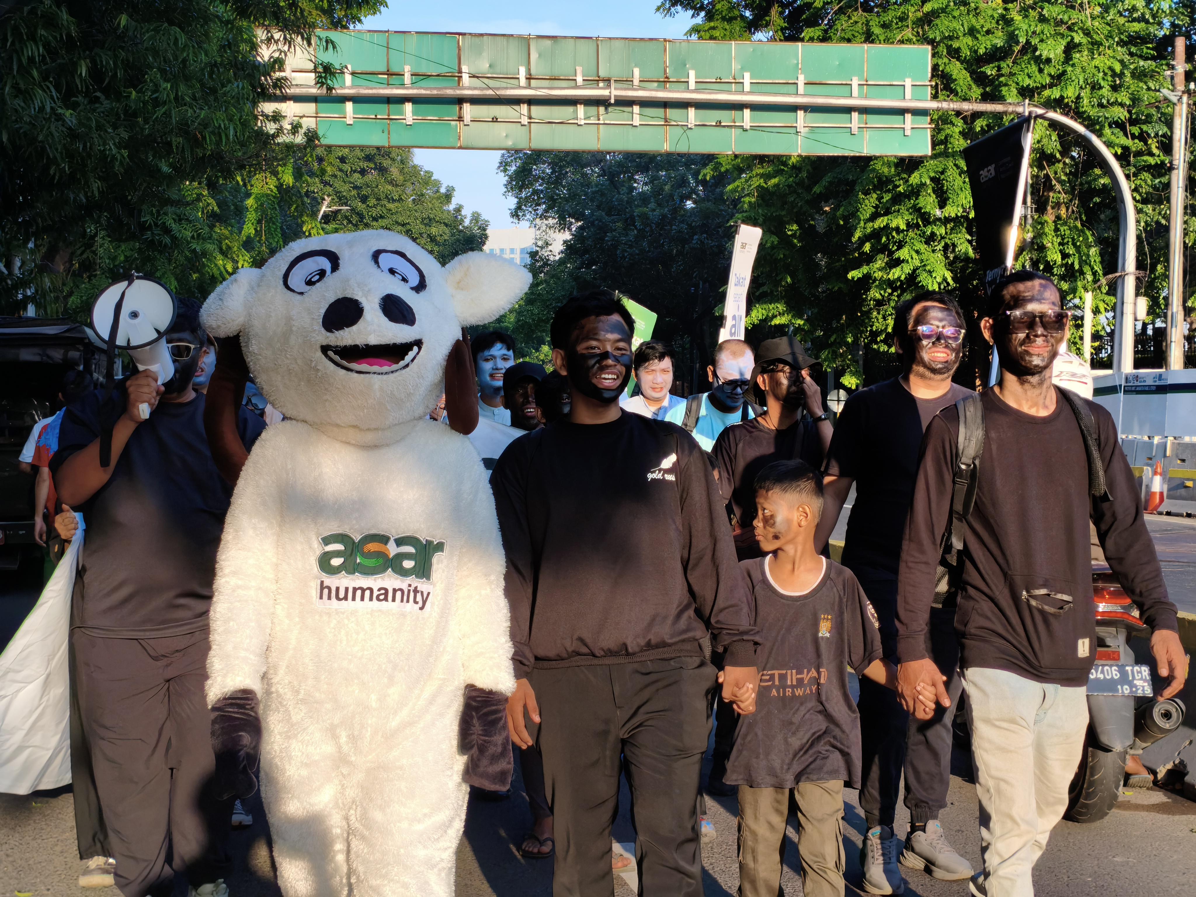 ZaWa Fun Walk 2025: ASAR Humanity Ikuti Syiar Zakat di CFD Jakarta