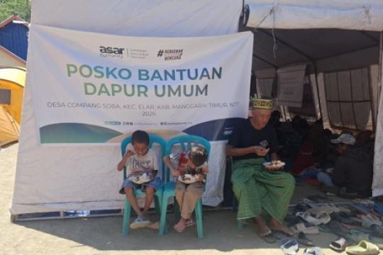 ASAR Humanity Hadirkan Dapur Umum, Salurkan Makanan Siap Saji untuk 200 Warga Terdampak Gempa di Maggarai Timur