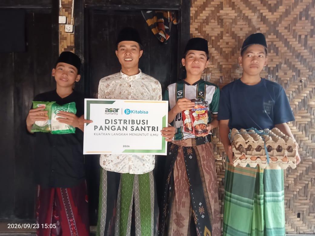 Sambut Hari Santri Nasional 2026, ASAR Humanity Salurkan Bantuan Pangan untuk 100 Santri Penghafal Al-Qur’an di Lebak
