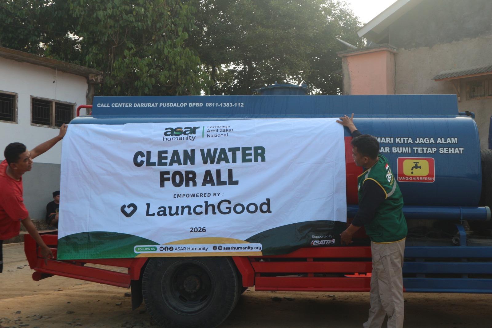 ASAR Humanity dan Launchgood Salurkan Bantuan Air Bersih untuk 200 Santri dan Warga di Pandeglang